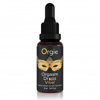 Возбуждающий съедобный гель для клитора Orgie Orgasm Drops Vibe!