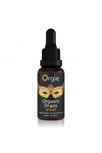 Возбуждающий съедобный гель для клитора Orgie Orgasm Drops Vibe!