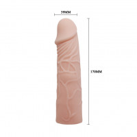 Насадка на пенис телесная Sex Expert