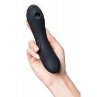ВАКУУМ-ВОЛНОВОЙ БЕСКОНТАКТНЫЙ СТИМУЛЯТОР КЛИТОРА SATISFYER CURVY TRINITY 4, СИЛИКОН, ЧЁРНЫЙ
