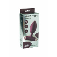 АНАЛЬНАЯ ПРОБКА С ВИБРАЦИЕЙ SPICE IT UP NEW EDITION PERFECTION WINE RED