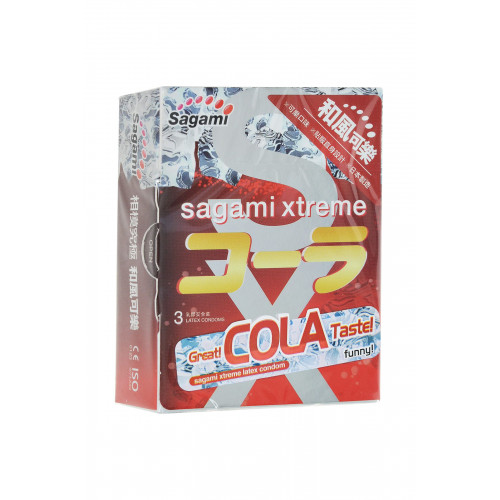 Презервативы Sagami №3 Xtreme Cola 0,04 мм