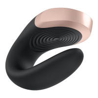 ВИБРОCТИМУЛЯТОР SATISFYER DOUBLE LOVE CONNECT APP BLACK