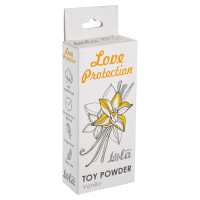 ПУДРА ДЛЯ ИГРУШЕК АРОМАТИЗИРОВАННАЯ LOVE PROTECTION ВАНИЛЬ 15ГР