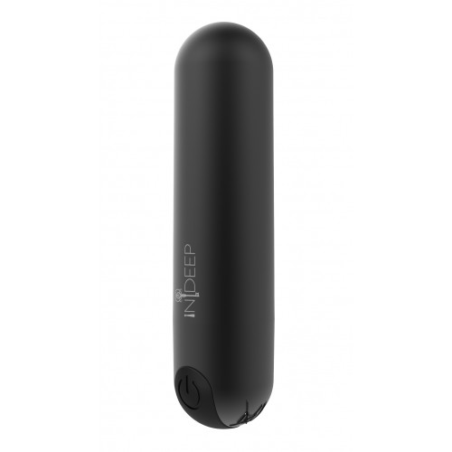 ПЕРЕЗАРЯЖАЕМАЯ ВИБРОПУЛЯ INDEEP CLIO BLACK