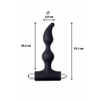 АНАЛЬНАЯ ПРОБКА С ВИБРАЦИЕЙ SPICE IT UP NEW EDITION ELATION BLACK