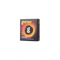 Презервативы Ganzo Classic, классические с обильной смазкой, 3шт