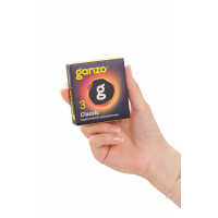 Презервативы Ganzo Classic, классические с обильной смазкой, 3шт
