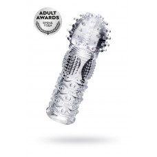 НАСАДКА НА ПАЛЕЦ A-TOYS HICKS, TPE, ПРОЗРАЧНЫЙ 8,5 СМ
