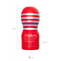 НЕРЕАЛИСТИЧНЫЙ МАСТУРБАТОР TENGA ORIGINAL VACUUM CUP, TPE, БЕЛЫЙ, 18 СМ