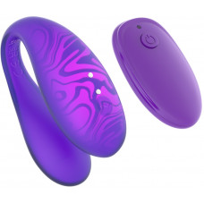 Парный вибромассажер TWIN+,Purple с пультом дистанционного управления и управлением через приложение Парный вибромассажер TWIN+,Purple с пультом дистанционного управления и управлением через приложение