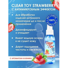 Спрей CLEAR TOY STRAWBERRY очищающий 100 мл 