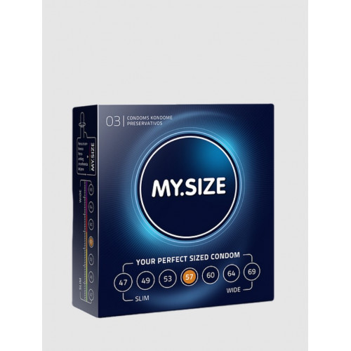 Презервативы  ''MY.SIZE'' №3 размер 57 (ширина 57mm)