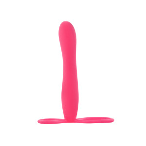 Анальная втулка/насадка на пенис TOYFA POPO Pleasure, силиконовая, розовая, 14,5 см