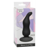Анальная пробка Waved Anal Plug Black