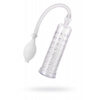 Помпа Seven Creations Penis Enlarger, TPE+ABS пластик, прозрачная, 19 см.