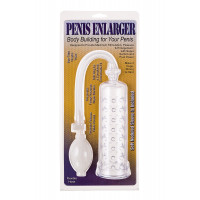 Помпа Seven Creations Penis Enlarger, TPE+ABS пластик, прозрачная, 19 см.