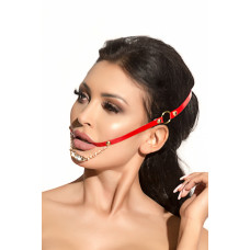 Уздечка декоративная Me Seduce Queen of hearts красная-OS Уздечка декоративная Me Seduce Queen of hearts красная-OS