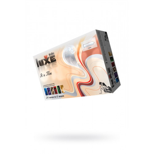 Презервативы Luxe Mini Box Я и Ты, 18 см., №3, 24 шт.