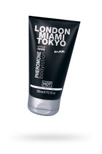 Лосьон для тела с феромонами HOT LONDON-MIAMI-TOKYO для мужчин, 150 мл
