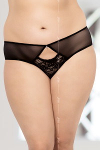 Трусы SoftLine Collection женские чёрные - XХL