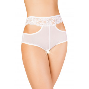 Эротические трусики Erolanta Lingerie Collection с высокой посадкой, с перекрестными кружевными поло