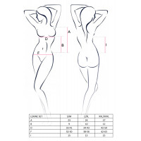 Комплект (лиф и стринги) Passion Erotic Line Lexine, черный, L/XL