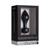 Анальный плаг Elegant Black SH-OU012BLK