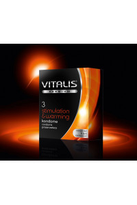 Презервативы VITALIS premium №3 Stimulation & warming 4348VP