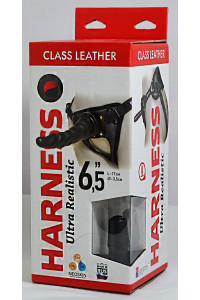 Кожаные трусики Harness Ultra Realistic 6,5" 630303ru