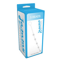 Анальный стимулятор JAMMY JELLY ANAL 5 BEADS прозрачный T4L-700722