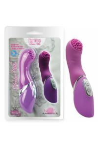 Вибратор рельефной формы фиолетовый Massager 10285004