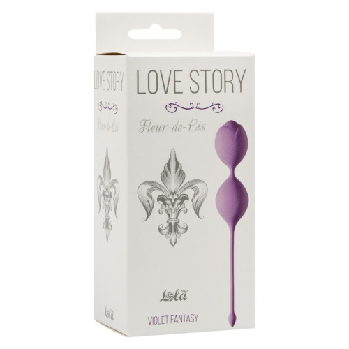 Вагинальные шарики Love Story Fleur-de-lisa Violet Fantasy 3006-05Lola
