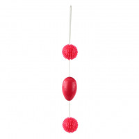 Анальные шарики розовые BI-014036-4PK