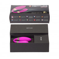 Вибратор для двоих  Pretty Love PURPLE BI-014125