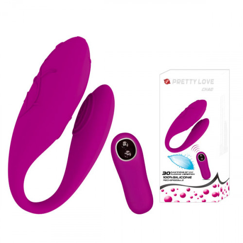 Вибратор для двоих с дистанционным управлением  Pretty Love BI-014240