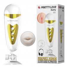 Мега-мастурбатор с вибрацией Mouth style BM-00900T50-2 Мега-мастурбатор с вибрацией Mouth style BM-00900T50-2