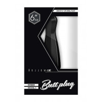 Анальный стимулятор Bottom Line 6" Model 3 Rubber Black SH-BTM011BLK