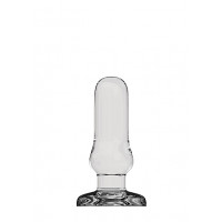 Анальный стимулятор Bottom Line 4" Model 4 Glass  SH-BTM013GLS