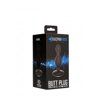 Анальный вибростимулятор E-Stim Black SH-ELC003BLK
