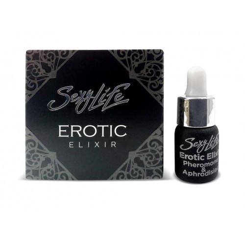 Эфирное масло-афродизиак с феромоном "Sexy Life" "Erotic Elixir", 5мл унисекс