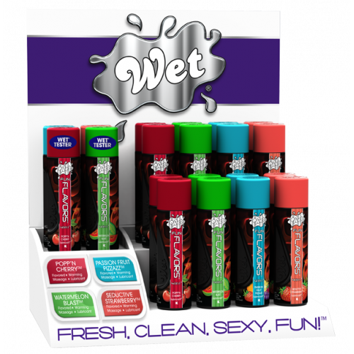 Дисплей Wet Fun Flavors Countertop16шт+ тестеры 45804wet
