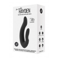 Вибратор для пары Hayden Black SH-JIL002BLK