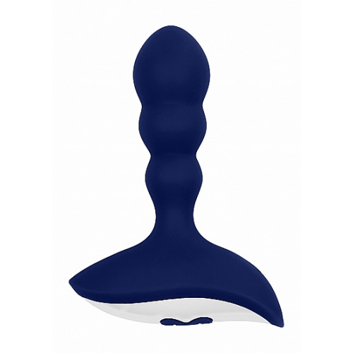 Анальный вибростимулятор Cain10 Speed Navy Blue SH-SIM066BLU