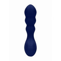 Анальный вибростимулятор Cain10 Speed Navy Blue SH-SIM066BLU