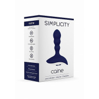 Анальный вибростимулятор Cain10 Speed Navy Blue SH-SIM066BLU